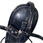 Cape Robbin Cape Ribbon Black Strappy Stiletto Heels(Size 8M) Photo 5