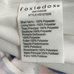 Foxiedox Kai Chiffon Maxi Dress Geometric Floral Stripe Multi Print XS Photo 12