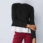 Ann Taylor Women's Black Long Sleeve Blouse Size S Casual Photo 1