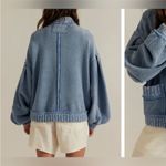 Free People NWOT  We The Free Cute In This Cardi - dusty blue - Small *IR* Photo 4