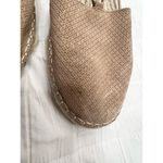 Eileen Fisher  Beige Lace-Up Perforated Espadrille Flats Shoes US 8 1/2 Photo 3