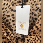 Shade & Shore NWT Beach Cover-up in cheetah print. SZ Large. Beach beautiful! Photo 6