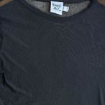 Princess Polly Size 6 Long Sleeve Sheer Mesh Bodysuit Black Baddie Going Out Top Photo 4