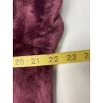 Gaiam ‎ Velour Pullover Sweatshirt Women's M Burgundy Long Sleeve NWT Photo 6