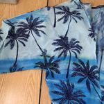 New Women’s Ocean Drive Blue Tropical Print Sheer Swimsuit Cover Up One Size Size undefined Photo 4