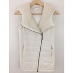 Artisan NY  Hooded Quilted Full asymmetrical Zip Fleece Lined White Small…​ Photo 13