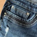 White House | Black Market Girlfriend Distressed Capri Jeans Photo 4