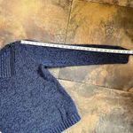 American Living  Women’s Blue Cowl Neck Sweater Large Photo 3