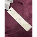 Sweet Romeo  Pullover Sweater Long Sleeve Crew Neck Tight Knit Purple Women's S Photo 6