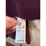Essentials A.B.S V Neck Plum XL Midi Casual Dress Photo 3