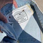 AYR  Jeans The Sugar Straight Leg High Rise Distressed Light Wash size 33 Photo 5