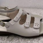 SAS Quatro Slingback Bone Ivory Sandal Hook Loop Adjustable Straps Comfort 10 N Photo 0