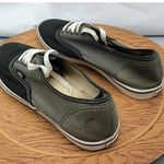 Vans Mens Size 6.5 M 8 W Sneakers Black & Gray Canvas Tennis Shoes Photo 4