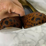 Banana Republic ‎ Calf Hair Leopard Almond Toe Heels Size 6 Mob Wife Photo 4