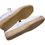 FABIOLAS Classy Buckle White MaryJane Low Heel Espadrilles EU Sz 39/8.5 Photo 4