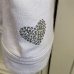 White Jacket with Rhinestone Detail Size 2X Photo 2