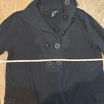 Banana Republic  stretch cotton black collared shirt size small Photo 4