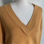 Moussy • Marigold Yellow V Neck Sweater Photo 1