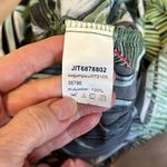 SheIn  size 2XL green Hawaiian print romper faux wrap front adjustable straps EUC Photo 10