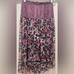 VTG 90s Purple Lace & Floral Roses Mid Photo 6