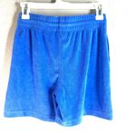 TNA Aritzia Towel Terry Boyfriend 5” Shorts In baby blue size XXS Photo 1