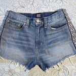BDG URBAN OUTFITTERS Girlfriend Aztec Band Hi Rise Raw Edge Denim Shorts~28π Photo 0