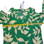 By Design Green and Cream Leaf Print Women's Top Size Small Photo 11