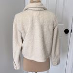 Thread & Supply Crop Fleece Shirt Jacket Ivory Size XS Photo 4
