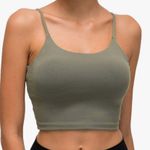Amazon Lemedy Women Naked Feeling Olive Green Leggings & Sports Bra Tank Set M Photo 0