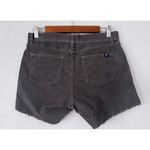 Gap  Dark Gray Raw Hem Corduroy Shorts Size 2 Photo 1