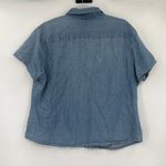 Disney Vtg Y2K Store Winnie Button Womens Shirt Sz XL Cottage Denim Embroidered Photo 5