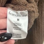 Francesca's  Marilyn Fairisle Pullover Brown Sweater size M Photo 4