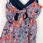 Japna NWT  Sleeveless Floral Tie Back V-Neck Midi Dress Size Small S NEW Photo 8