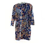 J. McLaughlin  Catalina Cloth Catalyst Floral Midi Dress Navy Multi Size XS Photo 9