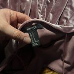 Forever 21  Pale rose velvet pink short Aline dress Photo 3