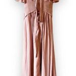 Mother of the Bride Bridesmaids Drive Dusty Rose Size 6‎ Tie Back Pleated Bodice Pink Photo 0
