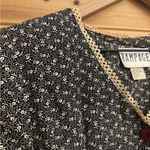 Rampage Vintage  Sz Small Ditsy Floral Wide Leg Jumpsuit Cottagecore Lace Up Back Photo 3