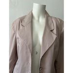 Vtg 80s Womens soft pink blazer Small 4 button coquette twee preppy academic Size undefined Photo 3