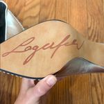 Karl Lagerfeld  PARIS Cyron Leather‎ Stiletto Booties Silver 8.5 Photo 13