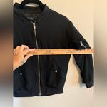 ZARA  Basic Black Zip-up jacket size XS Photo 3