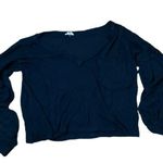 POL  Balloon Sleeve Crop Layering Top Photo 0