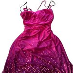 Speechless Vintage  Women’s Sz S Mini Pink Dot Dress Bow Halter Y2K Barbie Fairy Photo 0