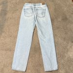 American Eagle  Super Light Wash 90’s Straight Jeans Size 8 Long Photo 4