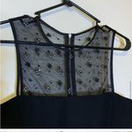 Sandro black sapphire colored jewel encrusted sleeveless dress size 2 Photo 6