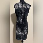 EUC AGB Black and Gray Tie Dye Sleeveless Zip Up Dress size 8 Photo 3