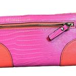 Juicy Couture  Leather Wallet Hot Pink Coral Photo 3
