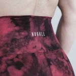Nobull NWT High-Rise Matte Crop Tight - XS - Lava and Black Tie Dye (Red) Photo 1