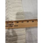 The Limited VTG Hand Knit Sweater Womens Medium Cream Ramie Cable Chunky Winter Photo 7