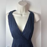 Cynthia Steffe  Navy Wrap Midi Dress Photo 3