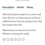 Mud Pie  | Floral ‘Jules’ romper Photo 5